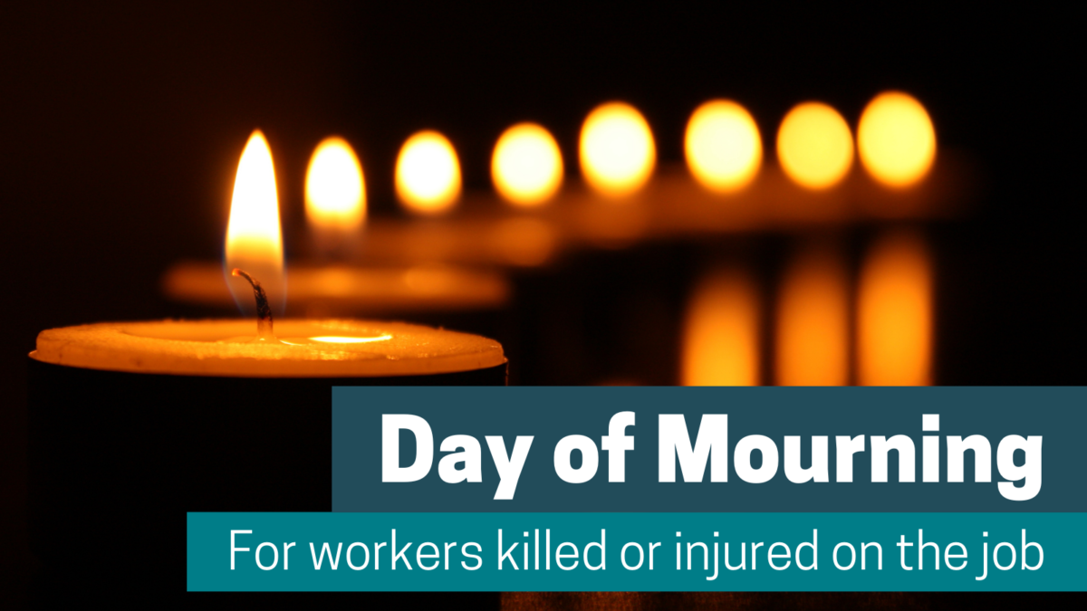 National Day of Mourning University of Regina Faculty Association